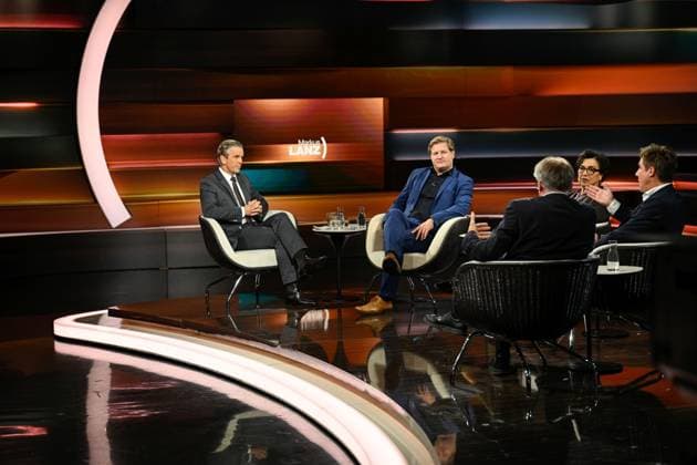 Talk show on *Markus Lanz*, ZDF, September 26, featuring Markus Lanz, Michael Bröcker, Albrecht von Lucke, Mariam Lau, and Ma