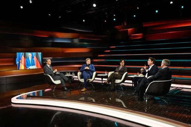 Talk show on Markus Lanz, ZDF, September 26, featuring Markus Lanz, Michael Bröcker, Mariam Lau, Markus Fel