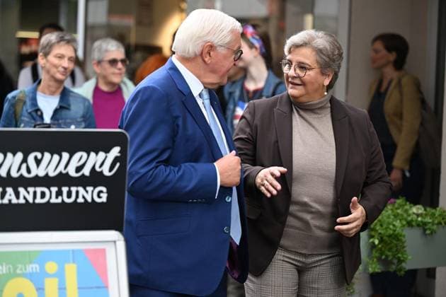 Local Time: Federal President in Hattingen ** FOR EDITORIAL PURPOSES ONLY ** EDITORIAL USE ONLY ** p Federal President Frank Walter Steinmeier (SPD) will set out on Tuesday morning, September 22, 2026, to kick off his three-day local time tour through downtown Hattingen. He will be accompanied by Mayor Melanie Witte Lonsing. Germany, North Rhine-Westphalia, Hattingen. Cop Copyright: MartinxMöller doc87pldanfcyv1967e5bhc ,EDITORIAL USE ONLY Copyright: MartinxMöller