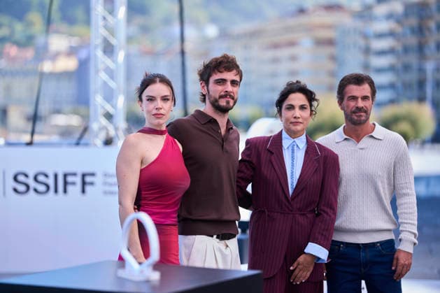 September 22, 2026, Donostia San Sebastian, Euskadi, Spain: Pablo oÂlvarez, Rodolfo Sancho, Toni Acosta, Lucia Martin Abello attended Trazos ocultos Photocall during 74th San Sebastian International Film Festival at Kursaal Palace on September 22, 2026 in Donostia San Sebastian, Spain Donostia San Sebastian Spain - ZUMAg15_ 20260922_zaf_g15_093 Copyright: xJackxAbuinx