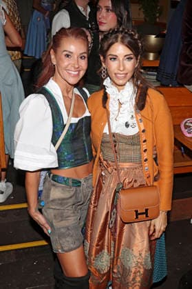 Tiger Kirchharz and Cathy Hummels at the Cathy Hummels Wiesn Bummel during the 191st Oktoberfest in 2026 at the Theresienwiese in Munich, September 21, 2026 Foto:xAgenturxWehnertx xGränzdörferx xFuturexImagex wiesnbummel_6911