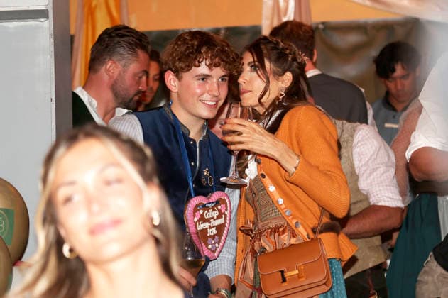 Vito Wiesner and Cathy Hummels at the Cathy Hummels Wiesn Bummel during the 191st Oktoberfest in 2026 at the Theresienwiese in Munich, September 21, 2026 Foto:xAgenturxWehnertx xGränzdörferx xFuturexImagex wiesnbummel_6935