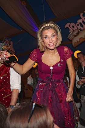 Anna Maria Zimmermann at the Cathy Hummels Wiesn Stroll during the 191st Oktoberfest in 2026 at the Theresienwiese in Munich, September 21, 2026 Foto:xAgenturxWehnertx xGränzdörferx xFuturexImagex wiesnbummel_6950