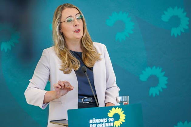 Alliance 90 The Greens in the Bundestag; Katharina Droege, parliamentary group leader of Alliance 90 The Greens in the Bundestag, on September 22, 2026, in Berlin, Berlin, Germany; Reichstag