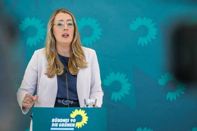 Alliance 90 The Greens in the Bundestag; Katharina Droege, parliamentary group leader of Alliance 90 The Greens in the Bundestag, on September 22, 2026, in Berlin, Berlin, Germany; Reichstag