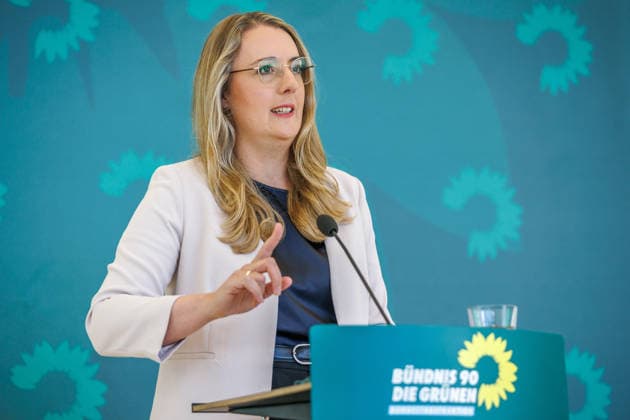 Alliance 90 The Greens in the Bundestag; Katharina Droege, leader of the Alliance 90 The Greens parliamentary group, on September 22, 2026, in Berlin, Berlin, Berlin, Germany, Reichstag