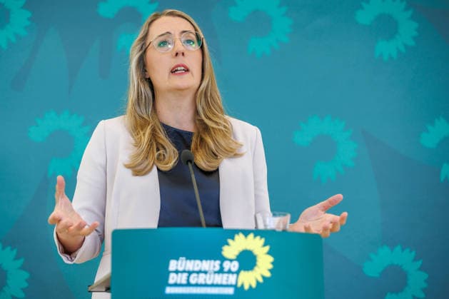 Alliance 90 The Greens in the Bundestag; Katharina Droege, leader of the Alliance 90 The Greens parliamentary group, on September 22, 2026, in Berlin, Berlin, Berlin, Germany, Reichstag