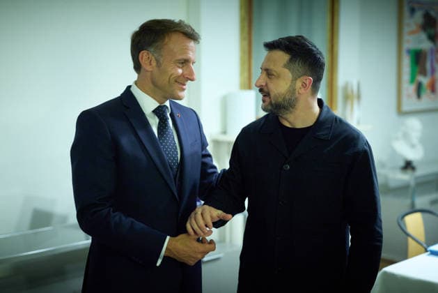 Zelenskyy meets Macron in New York President of Ukraine Volodymyr Zelenskyy meets President of France Emmanuel Macron on the sidelines of the 81st United Nations General Assembly in New York City on September 21, 2026., Credit:YPV2026 B66 Avalon  Copyright: xYPV2026x xB66x xAvalonx 1137217763