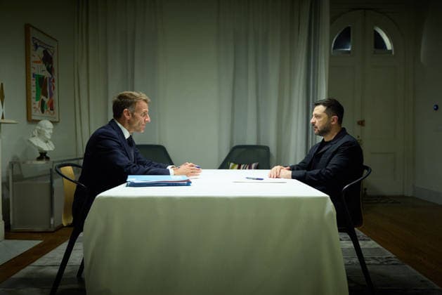 Zelenskyy meets Macron in New York President of Ukraine Volodymyr Zelenskyy meets President of France Emmanuel Macron on the sidelines of the 81st United Nations General Assembly in New York City on September 21, 2026., Credit:YPV2026 B66 Avalon  Copyright: xYPV2026x xB66x xAvalonx 1137217768