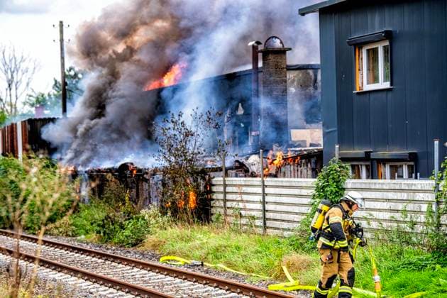 Commercial Fire in Rheinberg ** FOR EDITORIAL USE ONLY ** EDITORIAL USE ONLY ** p A warehouse caught fire on September 22, 2026, in Rheinberg. Some substances there underwent chemical decomposition. Photo by Arnulf Stoffel, Funke Foto Services p Colorful Germany, North Rhine-Westphalia, Rheinberg. Copyright ArnulfxStoffel Copyright: ArnulfxStoffel doc87pnalzou5v1dlb9ovot ,EDITORIAL USE ONLY Copyright: ArnulfxStoffel