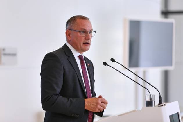 Berlin, Germany, September 22, 2026 German Bundestag AfD caucus meeting Tino Chrupalla of the AfD issues a press statement Copyright: xdtsxNachrichtenagenturx dts_135926