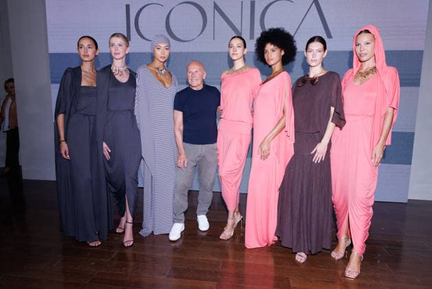 IPA88825526 - Milan, Milan Women™s Fashion Week Spring Summer 2027 - Martino Midali Fashion Show - Martino Midali poses with the models.  Copyright: xCinziaxCamelax xx IPA88825526