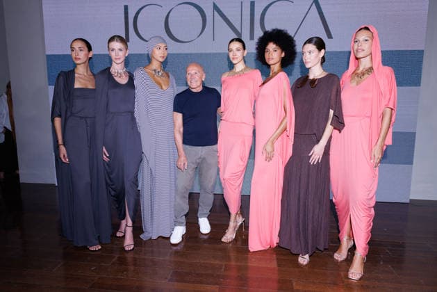 IPA88825525 - Milan, Milan Women™s Fashion Week Spring Summer 2027 - Martino Midali Fashion Show - Martino Midali poses with the models.  Copyright: xCinziaxCamelax xx IPA88825525