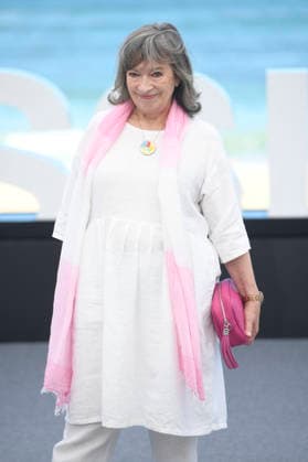 Marion Bailey at the photocall for the movie *Tender Loving Care* at the 74th San Sebastián International Film Festival (Festival Internacional de Cine de San Sebastián) on the Kursaal Terrace in San Sebastián, September 22, 2026 Foto:xC.xNiehausx xFuturexImagex tender_6913