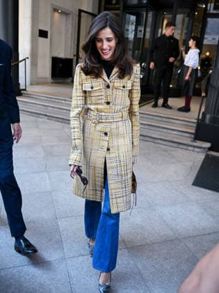 IPA88829521 - Milan, Milan Fashion Week 2026 Celebrities in the City Leaving Palazzo Parigi Pictured: Benedetta Porcaroli  Copyright: xManuelexMangiarottix xManuelexMangiarottix IPA88829521