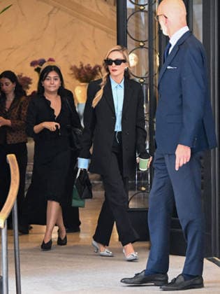 IPA88829457 - Milan, Milan Fashion Week 2026 celebrities in the city leaving Palazzo Parigi Pictured: Gaia Reposso  Copyright: xManuelexMangiarottix xManuelexMangiarottix IPA88829457