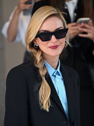 IPA88829488 - Milan, Milan Fashion Week 2026 celebrities in the city leaving Palazzo Parigi Pictured: Gaia Reposso  Copyright: xManuelexMangiarottix xManuelexMangiarottix IPA88829488