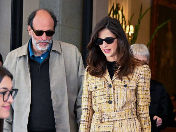 IPA88829519 - Milan, Milan Fashion Week 2026 - Celebrities in town - Leaving Palazzo Parigi - Pictured: Luca Guadagnino, Benedetta Porcaroli  Copyright: xManuelexMangiarottix xManuelexMangiarottix IPA88829519