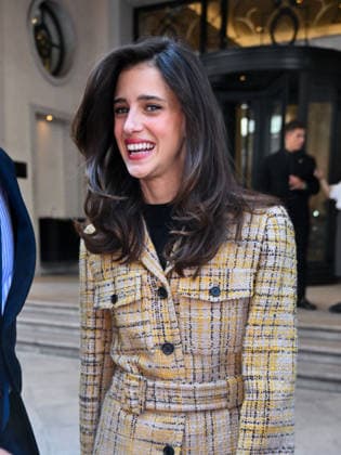 IPA88829523 - Milan, Milan Fashion Week 2026 celebrities in town leaving Palazzo Parigi Pictured: Benedetta Porcaroli  Copyright: xManuelexMangiarottix xManuelexMangiarottix IPA88829523