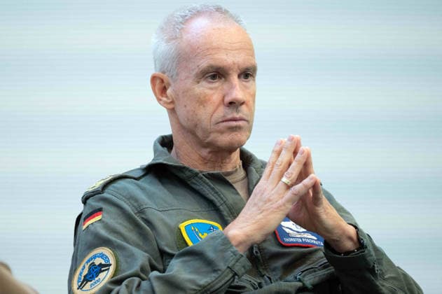 Lieutenant General Thorsten POSCHWATTA, Commander of Air Component Command, at the EUDEX Euro Defense Expo on September 22, 2026, at Messe Essen in Germany