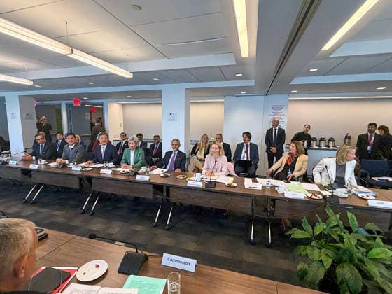 RECORD DATE NOT STATED EAM S. Jaishankar in New York New York U.S. , Sep 22 (ANI): India s Foreign Minister S. Jaishankar in a European Union delegation-level meeting on the sidelines of the 81st Session of UNGA 2026, in New York on Monday. (@DrSJaishankar X ANI Photo) New York USA Copyright: xANIx ANI_20260922064