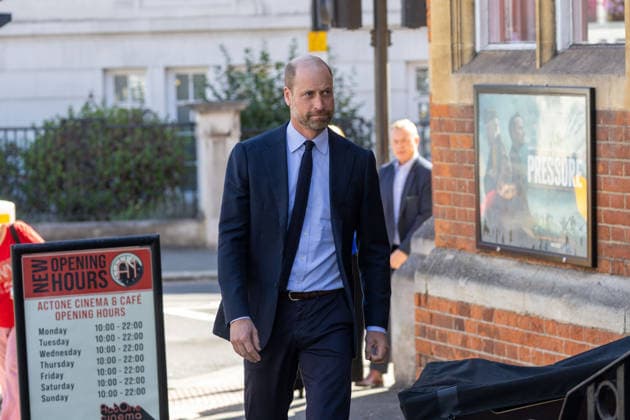September 22, 2026, London, England, United Kingdom: WILLIAM, Prince of Wales, visits ActOne Cinema in Acton, London. London United Kingdom - ZUMAs262 20260922_zip_s262_003 Copyright: xTayfunxSalcix