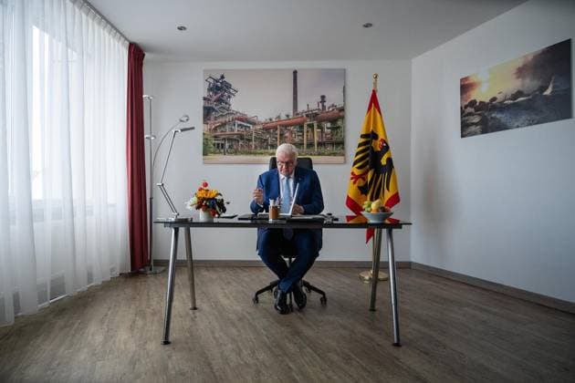 Federal President Frank Walter Steinmeier is relocating his official residence to Hattingen for three days ** FOR EDITORIAL USE ONLY ** EDITORIAL USE ONLY ** p Federal President Frank Walter Steinmeier is relocating his official residence to North Rhine Copyright: KaixKitschenberg doc87pokwk2phj123clbby9 ,EDITORIAL USE ONLY Copyright: KaixKitschenberg