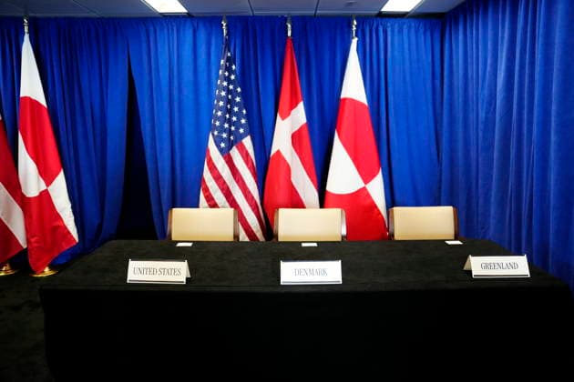 U.S., Denmark, Greenland: The room where the signing ceremony for a security agreement between the U.S., Denmark, and Greenland took place at the UN building in New York on Tuesday, September 22, 2026. Photo by Mads Claus Rasmussen, Scanpix 2026, New York, Denmark  Copyright: MadsxClausxRasmussenx spdk20260922-155544-L