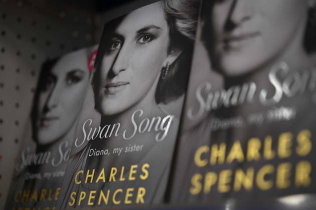 Charles Spencer’s book on Princess Diana displayed at London Bookstore LONDON, UNITED KINGDOM - SEPTEMBER 22: Book titled Swan Song: Diana, My Sister written by Charles Spencer, brother of Princess Diana, is displayed at a bookstore in London, United Kingdom on September 22, 2026. Rasid Necati Aslim Anadolu London United Kingdom. Editorial use only. Please get in touch for any other usage.  Copyright: x2026xAnadoluxRasidxNecatixAslimx