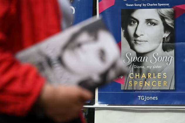 Charles Spencer’s book on Princess Diana displayed at London Bookstore LONDON, UNITED KINGDOM - SEPTEMBER 22: Book titled Swan Song: Diana, My Sister written by Charles Spencer, brother of Princess Diana, is displayed at a bookstore in London, United Kingdom on September 22, 2026. Rasid Necati Aslim Anadolu London United Kingdom. Editorial use only. Please get in touch for any other usage.  Copyright: x2026xAnadoluxRasidxNecatixAslimx