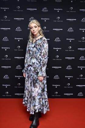 Actress Ebba Katrín Finnsdóttir attends the THE FREYAS – Nordic Film & TV Awards at Finlandia Hall in Helsinki, Finland September 22, 2026. THE FREYAS is a new annual Nordic film and television awards gala that celebrates the most significant talent and international success from the Nordic and Baltic countries. The inaugural event takes place in Helsinki, followed by Copenhagen in 2027, with The Freyas hosted annually in one of the Nordic capitals. - RONI REKOMAA Helsinki Finland  Copyright: xRonixRekomaax W3WZvS1amEg