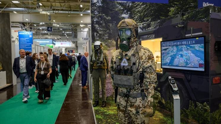 Essen Euro Defense Expo (Eudex) to Be Held for the First Time at Messe Essen ** FOR EDITORIAL USE ONLY ** EDITORIAL USE ONLY ** p Opening of the Euro Defence Expo Eudex on Tuesday, September 22, 2026, at Messe Essen, Germany, North Rhine-Westphalia, Essen. Copyright UwexErnst Copyright: UwexErnst doc87pp905w32s3j3hz9ng ,EDITORIAL USE ONLY Copyright: UwexErnst