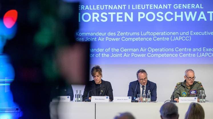 Essen Euro Defense Expo (Eudex) to Be Held at Messe Essen for the First Time ** FOR EDITORIAL USE ONLY ** EDITORIAL USE ONLY ** p Mona Neubaur, Minister for Economic Affairs, Industry, Cli Copyright: UwexErnst doc87pp8vzadts1hdgykboa ,EDITORIAL USE ONLY Copyright: UwexErnst
