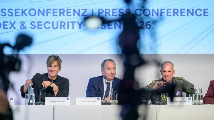 Essen Euro Defense Expo (Eudex) to be held for the first time at Messe Essen ** FOR EDITORIAL USE ONLY ** EDITORIAL USE ONLY ** p Mona Neubaur, Minister for Economic Affairs, Industry, Cli Copyright: UwexErnst doc87pp8who54319j83tbhp ,EDITORIAL USE ONLY Copyright: UwexErnst