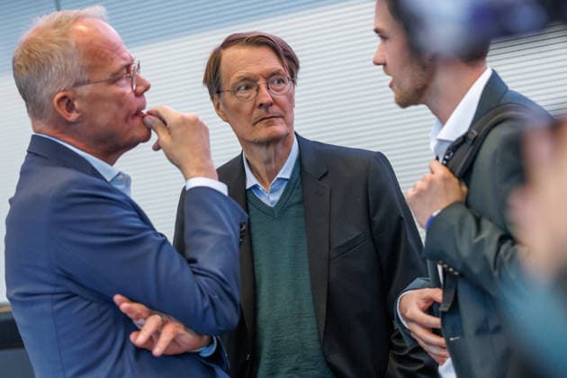 Statement by SPD Member Karl Lauterbach at an SPD caucus meeting on September 22, 2029, in Berlin, Berlin, Berlin, Germany, Reichstag