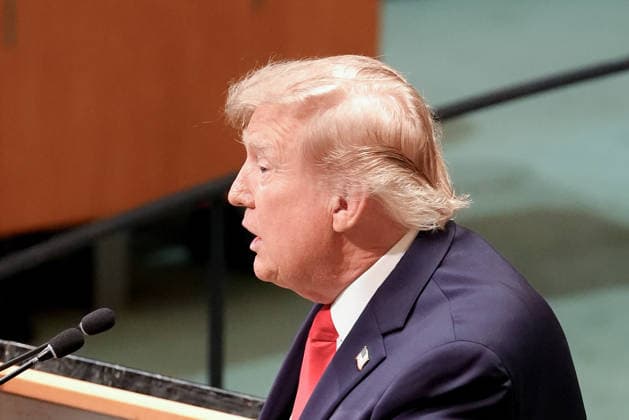 U.S. President Donald Trump said during his address to the UN General Assembly that the war in Ukraine will end sooner than people think in New York, United States, 22 September 2026. Trump says the war in Ukraine will end sooner than people think !ACHTUNG: NUR REDAKTIONELLE NUTZUNG!  Copyright: xOCTAVIOxGUZMÁNx AME9613 20260922-55021472623_1