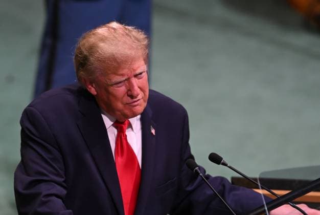 US President Donald Trump NEW YORK, UNITED STATES - SEPTEMBER 22: US President Donald Trump delivers a speech during the 81st session of the United Nations General Assembly at United Nations Headquarters in New York, United States, on September 22, 2026. Mehmet Ali Ozcan Anadolu New York United States. Editorial use only. Please get in touch for any other usage.  Copyright: x2026xAnadoluxMehmetxAlixOzcanx