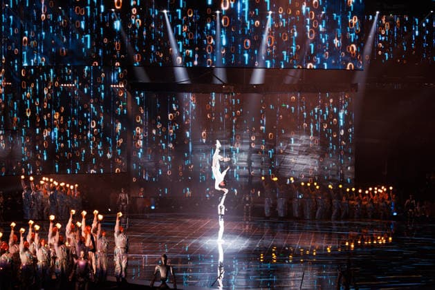(260922) -- SHANGHAI, Sept. 22, 2026 -- The opening ceremony of the 48th WorldSkills Competition is held in east China s Shanghai, Sept. 22, 2026. The 48th WorldSkills Competition opened in Shanghai on Tuesday evening, with 1,385 competitors from 68 countries and regions vying in 64 skill events. ) CHINA-SHANGHAI-WORLDSKILLS COMPETITION-OPENING CEREMONY (CN) JinxLiwang 
