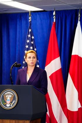 U.S., Denmark, Greenland: Prime Minister Mette Frederiksen, Greenland’s head of government Jens Frederik Nielsen, and U.S. President Donald Trump during the signing ceremony at the UN building in New York on Tuesday, September 22, 2026. Photo by Mads Claus Rasmussen, Scanpix 2026, New York, Denmark  Copyright: MadsxClausxRasmussenx spdk20260922-173210-L