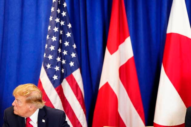 U.S., Denmark, Greenland: Prime Minister Mette Frederiksen, Greenland’s head of government Jens Frederik Nielsen, and U.S. President Donald Trump during the signing ceremony at the UN building in New York on Tuesday, September 22, 2026. Photo by Mads Claus Rasmussen, Scanpix 2026, New York, Denmark  Copyright: MadsxClausxRasmussenx spdk20260922-173218-L