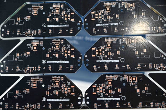 Circuit boards, circuits, electronics, electronic components, feature, background image, stock photo, EUDEX Euro Defense Expo trade show, on September 22, 2026, at Messe Essen, Germany