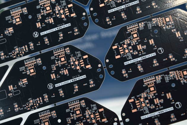 Circuit boards, circuits, electronics, electronic components, feature, background image, stock photo, EUDEX Euro Defense Expo trade show, on September 22, 2026, at Messe Essen, Germany