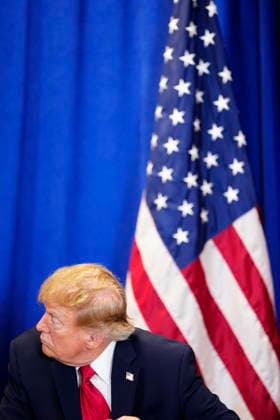 U.S., Denmark, Greenland: Prime Minister Mette Frederiksen, Greenland’s head of government Jens Frederik Nielsen, and U.S. President Donald Trump during the signing ceremony at the UN building in New York on Tuesday, September 22, 2026. Photo by Mads Claus Rasmussen, Scanpix 2026, New York, Denmark  Copyright: MadsxClausxRasmussenx spdk20260922-173746-L