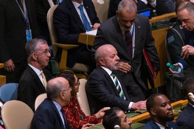 United Nations General Assembly The President of the Republic of Brazil, Luiz Inacio Lula da Silva, and the First Lady, Rosangela da Silva, during the 81st General Assembly of the United Nations at UN headquarters in New York, United States, on Tuesday, September 22, 2026. new york united nations NY united states Copyright: xWILLIAMxVOLCOVx