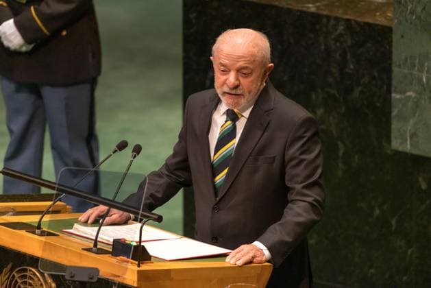 United Nations General Assembly The President of the Republic of Brazil, Luiz Inacio Lula da Silva, speaks during the 81st General Assembly of the United Nations at UN headquarters in New York, United States, on Tuesday, September 22, 2026. new york united nations NY united states Copyright: xWILLIAMxVOLCOVx