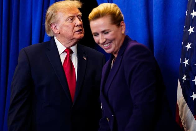 U.S., Denmark, Greenland: Prime Minister Mette Frederiksen, Greenland’s head of government Jens Frederik Nielsen, and U.S. President Donald Trump during the signing ceremony at the UN building in New York on Tuesday, September 22, 2026. Photo by Mads Claus Rasmussen, Scanpix 2026, New York, Denmark  Copyright: MadsxClausxRasmussenx spdk20260922-174400-L