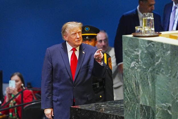 US President Trump attends United Nations General Assembly in New York NEW YORK, UNITED STATES - SEPTEMBER 22: US President Donald Trump arrives for the 81st session of the United Nations General Assembly at the UN headquarters in New York, United States on September 22, 2026. Selcuk Acar Anadolu New York United States. Editorial use only. Please get in touch for any other usage.  Copyright: x2026xAnadoluxSelcukxAcarx