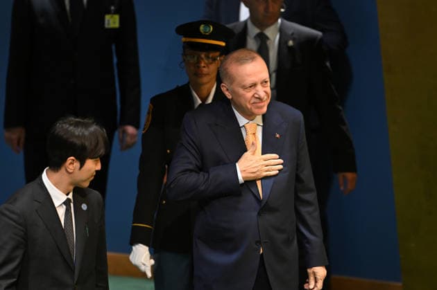 Turkish President Recep Tayyip Erdogan addresses UN General Assembly in New York NEW YORK, UNITED STATES - SEPTEMBER 22: Turkish President Recep Tayyip Erdogan attends the 81st session of the UN General Assembly, in New York, United States, on September 22, 2026. Mehmet Ali Ozcan Anadolu New York United States. Editorial use only. Please get in touch for any other usage.  Copyright: x2026xAnadoluxMehmetxAlixOzcanx