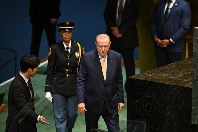 Turkish President Recep Tayyip Erdogan addresses UN General Assembly in New York NEW YORK, UNITED STATES - SEPTEMBER 22: Turkish President Recep Tayyip Erdogan attends the 81st session of the UN General Assembly, in New York, United States, on September 22, 2026. Mehmet Ali Ozcan Anadolu New York United States. Editorial use only. Please get in touch for any other usage.  Copyright: x2026xAnadoluxMehmetxAlixOzcanx
