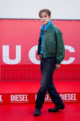 IPA88833474 - Milan, Milan Women™s Fashion Week Spring Summer 2027 - Diesel fashion show - guests - Pictured: Yunho  Copyright: xRiccardoxGiordanox xRiccardoxGiordanox IPA88833474